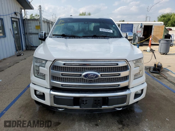 2015 Ford F-150 XLT with VIN 1FTEW1EG8FFC20685, listed as a Copart auction lot 60449545 with 117,935 mi miles and Salvage title. Bid and sale history available at DreamBid. Image 5.