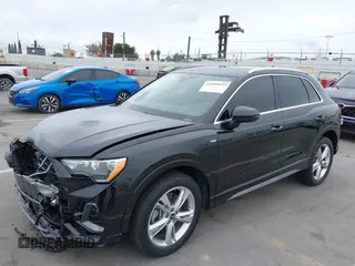 2021 Audi Q3 S line Premium with VIN WA1DECF37M1017457, listed as a IAAI auction lot 41998932 with 28,716 mi miles and . Bid and sale history available at DreamBid. Image 18.