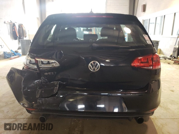 2017 Volkswagen Golf GTI S with VIN 3VW4T7AU7HM066201, listed as a Copart auction lot 44282864 with 52,248 mi miles. Bid and sale history available at carsss.com. Image 6.