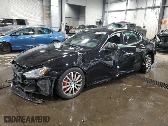 2017 Maserati Ghibli S Q4 z VIN ZAM57RTA0H1196498, wystawiony jako Copart lot #79911364 z przebiegiem 69 950 mil mil oraz Szkody całkowita. Historia ofert i sprzedaży dostępna na DreamBid. Obrazek 1.