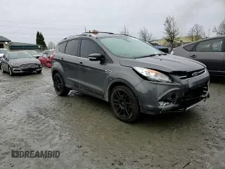 2015 Ford Escape Titanium with VIN 1FMCU9J92FUA62323, listed as a Copart auction lot 85826724 with 108,315 mi miles and Salvage Title. Bid and sale history available at DreamBid. Image 11.