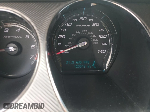 2012 Ford Taurus SHO with VIN 1FAHP2KT5CG114336, listed as a Copart auction lot 64862125 with 125,016 mi miles and Clean title. Bid and sale history available at DreamBid. Image 9.