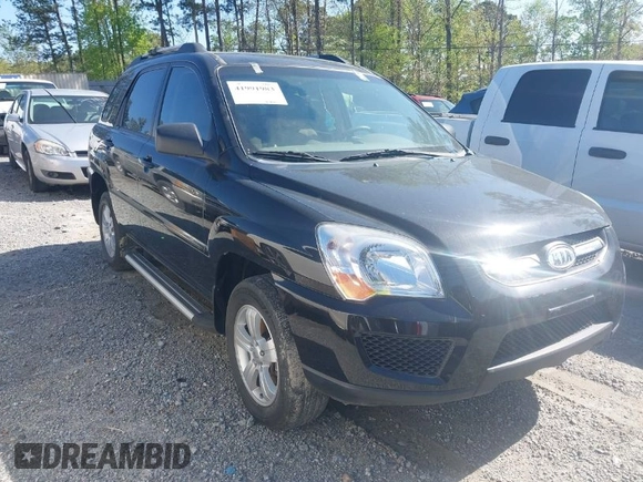 2010 Kia Sportage LX with VIN KNDKG3A47A7701814, listed as a IAAI auction lot 41991983 with 59,584 mi miles and . Bid and sale history available at carsss.com. Image 1.