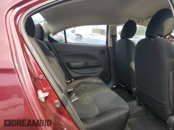 2024 Mitsubishi Mirage ES with VIN ML32FUFJXRHF11136, listed as a Copart auction lot 62685655 with 11,207 mi miles and Salvage title. Bid and sale history available at DreamBid. Image 10.