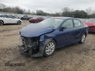 2012 Volkswagen Jetta SE with VIN 3VWDX7AJ3CM399014, listed as a Copart auction lot 46358405 with 123,733 mi miles and Salvage title. Bid and sale history available at DreamBid. Image 1.