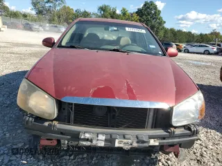2009 Kia Spectra EX with VIN KNAFE221595630820, listed as a Copart auction lot 72431004 with 136,469 mi miles and Salvage Title. Bid and sale history available at carsss.com. Image 5.