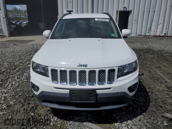 2016 Jeep Compass High Altitude Edition with VIN 1C4NJCEA7GD789837, listed as a Copart auction lot 52000505 with 96,396 mi miles and Salvage Title. Bid and sale history available at carsss.com. Image 5.