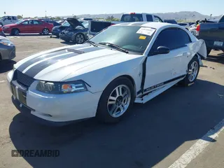 2002 Ford Mustang Standard with VIN 1FAFP40442F163921, listed as a IAAI auction lot 42050941 with 225,193 mi miles. Bid and sale history available at carsss.com. Image 18.