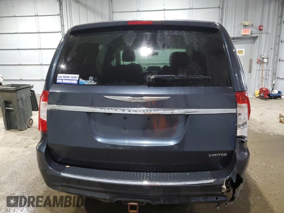 2014 Chrysler Town & Country Limited with VIN 2C4RC1GG9ER156039, listed as a Copart auction lot 88403185 with 111,663 mi miles and Salvage Title. Bid and sale history available at DreamBid. Image 6.