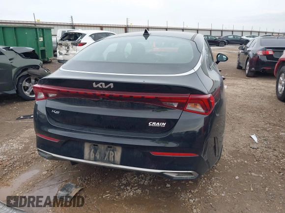 2022 Kia K5 LXS with VIN 5XXG14J28NG121187, listed as a IAAI auction lot 41660735 with 58,185 mi miles. Bid and sale history available at carsss.com. Image 17.