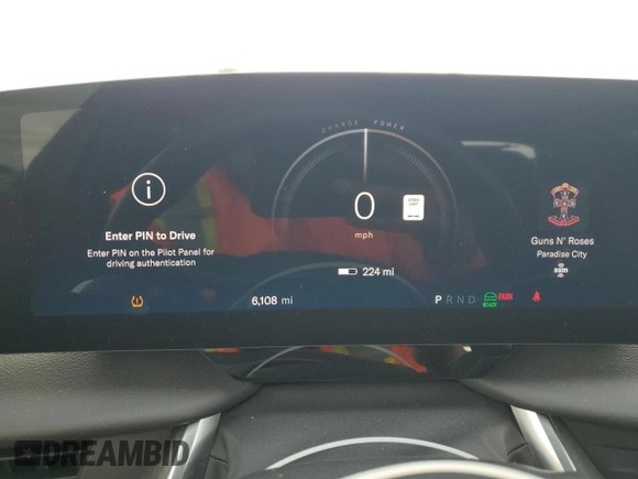 2023 Lucid Air Touring z VIN 50EA1TEA5PA004467, wystawiony jako Copart lot #76620154 z przebiegiem 6 108 mil mil oraz Szkoda całkowita • Salvage title. Historia ofert i sprzedaży dostępna na DreamBid. Obrazek 9.