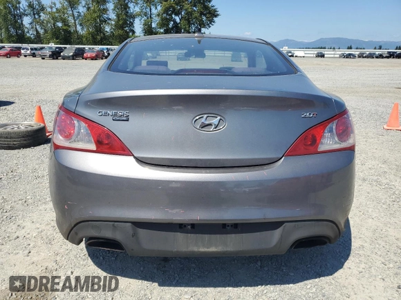 2010 Hyundai Genesis Coupe Premium with VIN KMHHT6KD4AU014924, listed as a Copart auction lot 65768285 with 72,106 mi miles and Salvage title. Bid and sale history available at DreamBid. Image 6.