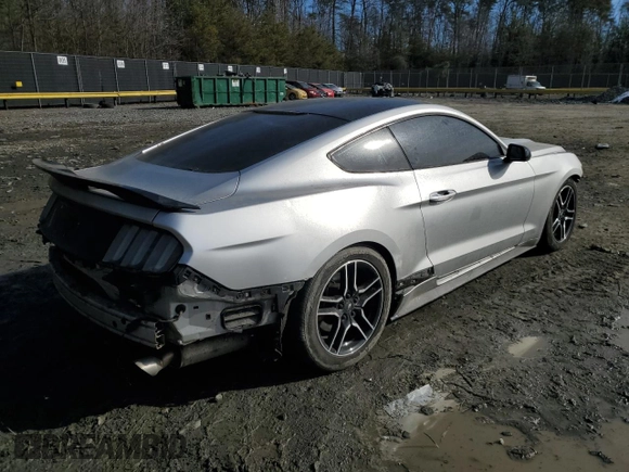 2016 Ford Mustang V6 with VIN 1FA6P8AM9G5229110, listed as a Copart auction lot 43180685 with 126,551 mi miles and Salvage Title. Bid and sale history available at carsss.com. Image 3.