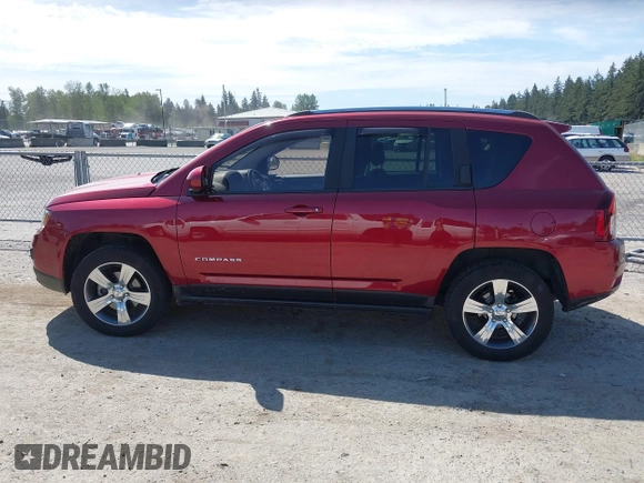 2016 Jeep Compass Latitude with VIN 1C4NJDEB3GD755831, listed as a IAAI auction lot 42222434 with 115,593 mi miles and . Bid and sale history available at DreamBid. Image 14.