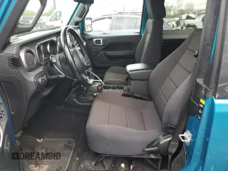 2020 Jeep Wrangler Sport S with VIN 1C4GJXAN3LW202881, listed as a Copart auction lot 53706335 with 47,743 mi miles and Salvage title. Bid and sale history available at DreamBid. Image 7.
