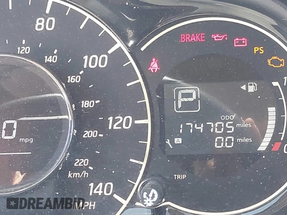 2017 Nissan Note SV with VIN 3N1CE2CP3HL358374, listed as a IAAI auction lot 42479380 with 174,705 mi miles and . Bid and sale history available at DreamBid. Image 7.