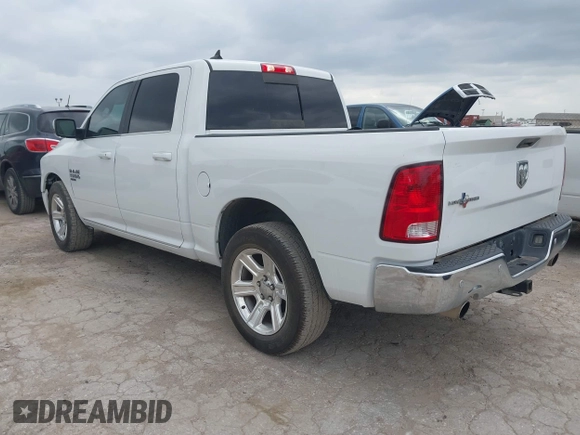 2019 Ram 1500 Classic Lone Star with VIN 1C6RR6LT7KS586474, listed as a IAAI auction lot 42106879 with 187,201 mi miles. Bid and sale history available at carsss.com. Image 3.