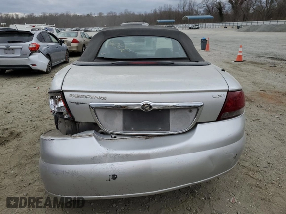 2003 Chrysler Sebring with VIN 1C3EL55T73N594272, listed as a Copart auction lot 47824825 with 109,040 mi miles and Salvage Title. Bid and sale history available at DreamBid. Image 6.