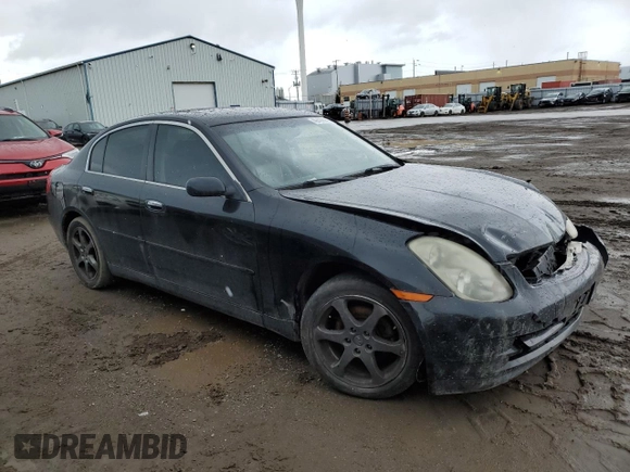 2004 Infiniti G35 w/Leather with VIN JNKCV51F54M704397, listed as a Copart auction lot 49492245 with Not Provided miles and Clean Title. Bid and sale history available at DreamBid. Image 4.