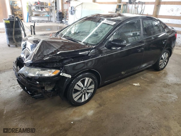 2013 Kia Forte EX with VIN KNAFU4A2XD5721941, listed as a Copart auction lot 46545555 with NaN miles and Salvage Title. Bid and sale history available at carsss.com. Image 1.