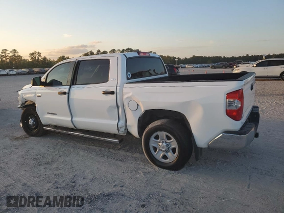 2020 Toyota Tundra 2WD SR5 with VIN 5TFEY5F17LX263254, listed as a Copart auction lot 76206444 with 57,348 mi miles and Salvage Title. Bid and sale history available at carsss.com. Image 2.