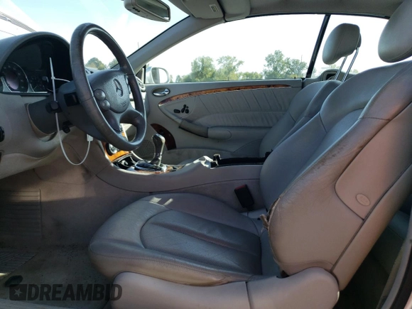 2005 Mercedes-Benz CLK 500 with VIN WDBTK75G45T048451, listed as a Copart auction lot 71526504 with 112,668 mi miles and Salvage Title. Bid and sale history available at DreamBid. Image 7.