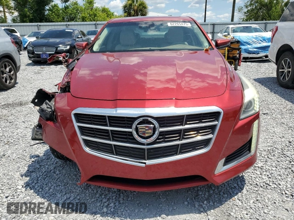2014 Cadillac CTS Luxury AWD with VIN 1G6AX5SX3E0196520, listed as a Copart auction lot 62265475 with 108,741 mi miles and Salvage title. Bid and sale history available at DreamBid. Image 5.