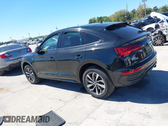 2023 Audi Q5 Sportback S line Premium Plus with VIN WA15AAFY3P2033220, listed as a IAAI auction lot 41740920 with 80,418 mi miles and . Bid and sale history available at DreamBid. Image 14.