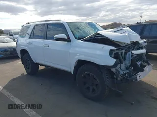 2018 Toyota 4Runner SR5 with VIN JTEBU5JRXJ5589081, listed as a IAAI auction lot 41344821 with 83,155 mi miles and . Bid and sale history available at DreamBid. Image 1.