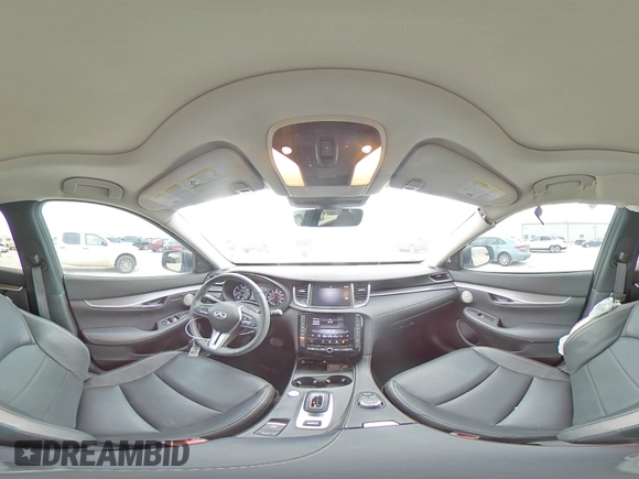 2023 Infiniti QX50 Luxe with VIN 3PCAJ5BA8PF121360, listed as a Copart auction lot 42991135 with 16,340 mi miles and Salvage title. Bid and sale history available at DreamBid. Image 13.