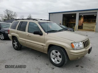 2001 Jeep Grand Cherokee Limited with VIN 1J4GW58N21C500181, listed as a Copart auction lot 49620415 with 150,256 mi miles and Salvage Title. Bid and sale history available at carsss.com. Image 4.