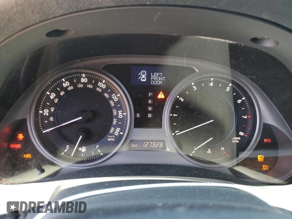 2007 Lexus IS 350 with VIN JTHBE262872008665, listed as a Copart auction lot 65542395 with 127,928 mi miles and Salvage title. Bid and sale history available at DreamBid. Image 9.