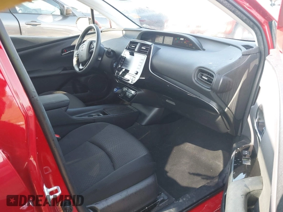 2020 Toyota Prius LE with VIN JTDL9RFU8L3019030, listed as a IAAI auction lot 41973490 with 58,361 mi miles and . Bid and sale history available at DreamBid. Image 5.
