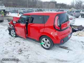 2019 Kia Soul with VIN KNDJN2A25K7007070, listed as a IAAI auction lot 41617181 with 1 mi miles. Bid and sale history available at carsss.com. Image 3.
