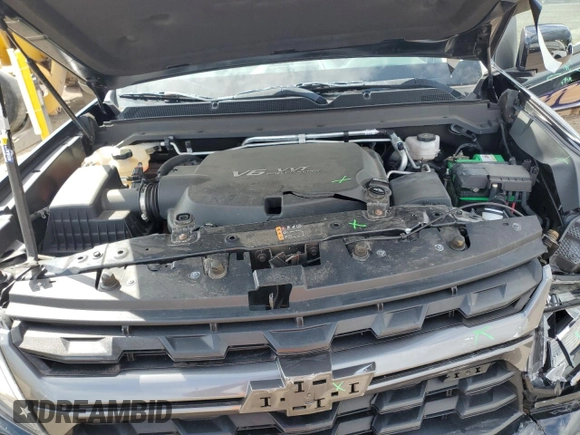 2021 Chevrolet Colorado 2WD Z71 with VIN 1GCGSDEN2M1280928, listed as a Copart auction lot 54603665 with 26,278 mi miles and Salvage title. Bid and sale history available at DreamBid. Image 11.