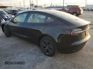 2022 Tesla Model 3 with VIN 5YJ3E1EA6NF350098, listed as a Copart auction lot 41807325 with Not Provided miles and Salvage Title. Bid and sale history available at DreamBid. Image 2.