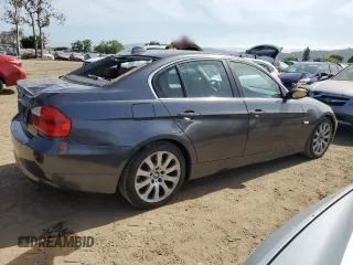 2006 BMW 3 Series 330i with VIN WBAVB33526KS38547, listed as a Copart auction lot 52686815 with 120,137 mi miles and Salvage Title. Bid and sale history available at carsss.com. Image 3.