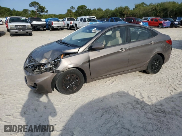 2014 Hyundai Accent GLS z VIN KMHCT4AEXEU680071, wystawiony jako Copart lot #50253905 z przebiegiem 84 454 mil mil oraz Szkoda całkowita • Salvage title. Historia ofert i sprzedaży dostępna na DreamBid. Obrazek 1.
