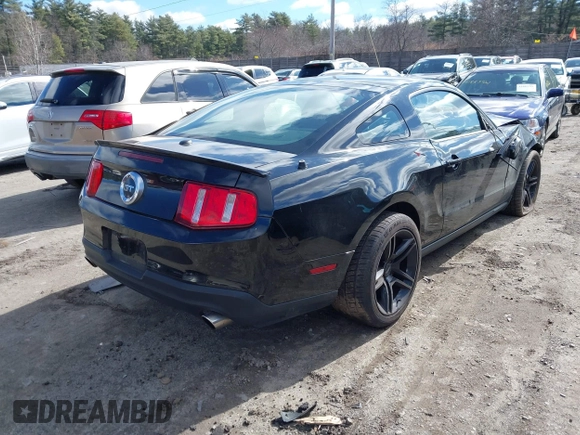 2010 Ford Mustang GT with VIN 1ZVBP8CH1A5140239, listed as a IAAI auction lot 41886862 with 65,117 mi miles. Bid and sale history available at carsss.com. Image 4.