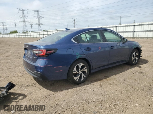 2022 Subaru Legacy with VIN 4S3BWAB68N3004270, listed as a Copart auction lot 57561365 with 37,395 mi miles and Salvage title. Bid and sale history available at DreamBid. Image 3.