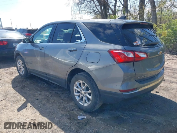 2018 Chevrolet Equinox LT with VIN 3GNAXJEV1JL119245, listed as a IAAI auction lot 41987159 with 54,489 mi miles and . Bid and sale history available at DreamBid. Image 3.