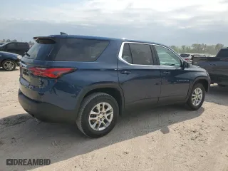 2022 Chevrolet Traverse LS with VIN 1GNERFKW7NJ169151, listed as a Copart auction lot 53361845 with 45,178 mi miles and Salvage Title. Bid and sale history available at carsss.com. Image 3.