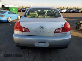2004 Infiniti G35 w/Leather with VIN JNKCV51F74M702599, listed as a Copart auction lot 75554534 with 122,353 mi miles and Clean Title. Bid and sale history available at DreamBid. Image 6.