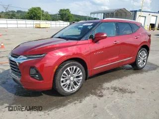 2021 Chevrolet Blazer Premier с VIN 3GNKBFRS0MS517332, выставлен на аукционе Copart как лот 62406995 с пробегом 92 121 миль миль и Списание • Salvage title. История ставок и продаж доступна на DreamBid. Изображение 1.