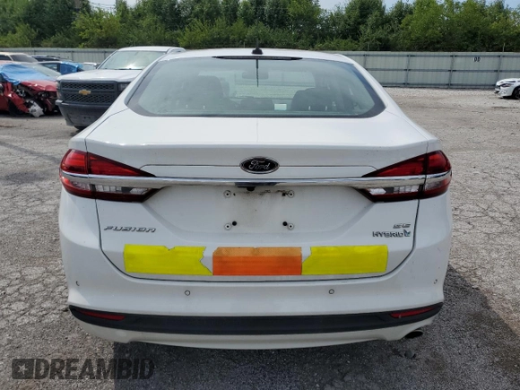 2017 Ford Fusion Hybrid SE with VIN 3FA6P0LU2HR410031, listed as a Copart auction lot 64358464 with Not provided miles and Clean title. Bid and sale history available at DreamBid. Image 6.