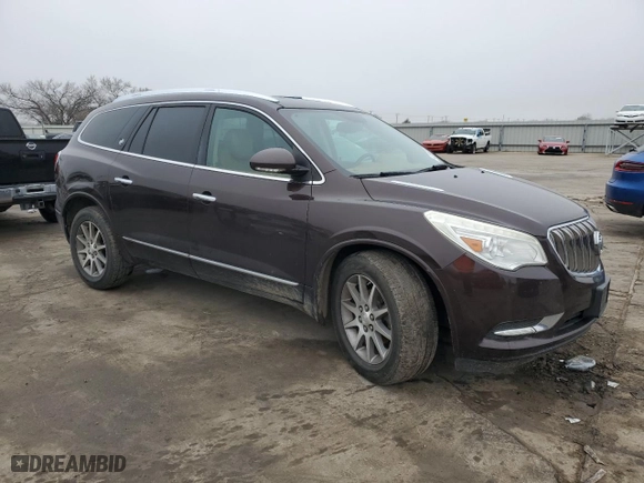 2016 Buick Enclave Leather with VIN 5GAKVBKD2GJ186197, listed as a Copart auction lot 43239505 with 112,720 mi miles and Salvage Title. Bid and sale history available at carsss.com. Image 4.
