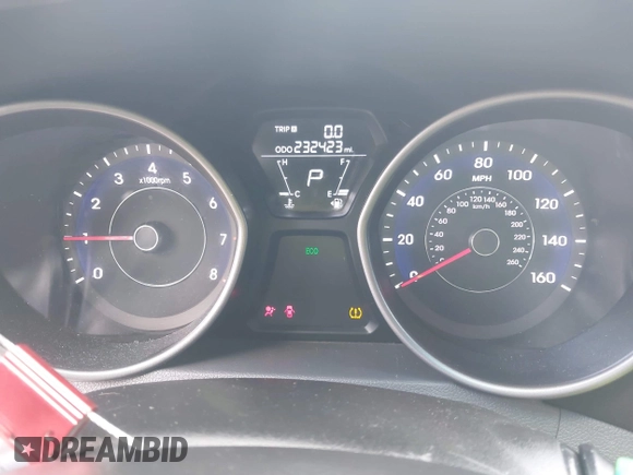 2013 Hyundai Elantra Limited with VIN 5NPDH4AE8DH349069, listed as a IAAI auction lot 41931346 with 232,423 mi miles and . Bid and sale history available at DreamBid. Image 7.