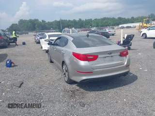 2014 Kia Optima SXL Turbo with VIN 5XXGR4A68EG286085, listed as a IAAI auction lot 42634481 with 160,217 mi miles and . Bid and sale history available at DreamBid. Image 3.
