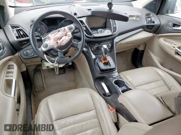 2015 Ford Escape Titanium z VIN 1FMCU0J92FUA07768, wystawiony jako Copart lot #53382545 z przebiegiem Nie podano mil oraz Szkoda całkowita • Salvage title. Historia ofert i sprzedaży dostępna na DreamBid. Obrazek 8.