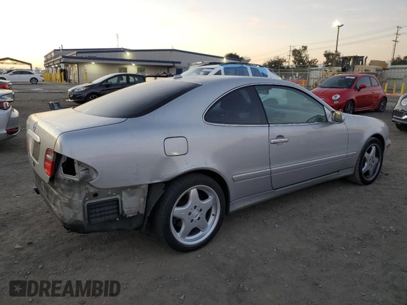 2000 Mercedes-Benz CLK 320/430 with VIN WDBLJ65G3YF140232, listed as a Copart auction lot 85530444 with Not Provided miles and Salvage Title. Bid and sale history available at DreamBid. Image 3.